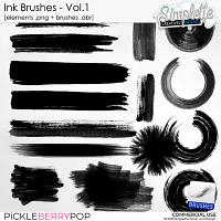 Ink Brushes (CU elements + brushes)