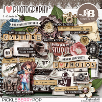 I Love Photography Elements by JB Studio