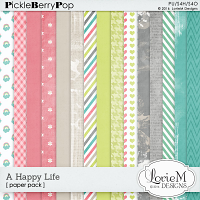 A Happy Life Paper Pack