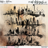 Urban Autumn City Skylines by et designs