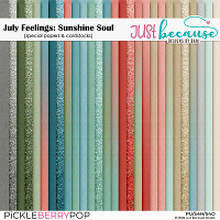 July Feelings: Sunshine Soul Special Papers & Cardstocks by JB Studio