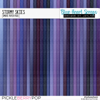 Stormy Skies Ombre Papers