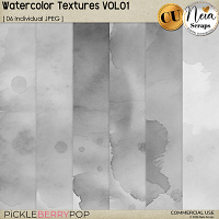 Watercolor Textures VOL01 - CU - by Neia Scraps