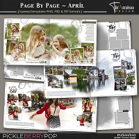 Page By Page Photobook Templates ~ April