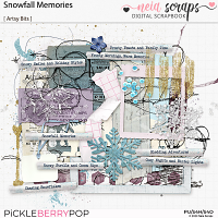 Snowfall Memories - Artsy Bits - by Neia Scraps