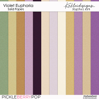 Violet Euphoria Solid Papers