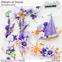 Dream of Travel (embellishments)