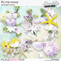 Fly me away (embellishments) by Simplette