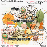 Won't you be my Clementine? - Goodies - by Neia Scraps