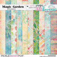 Magic Garden Artsy Papers by JB Studio & Neia Scraps