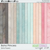 Boho Princess Extra Papers