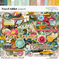 Travel Addict Page Kit