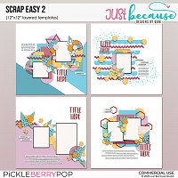 Scrap Easy 2 Templates by JB Studio