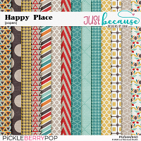 Happy Place Papers by JB Studio