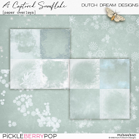 A Captured Snowflake - Paper Overlays 