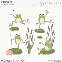 Froggies Layered Doodles (CU)