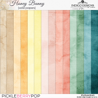 Honey Bunny Solid Papers Pack by Indigo Designs 