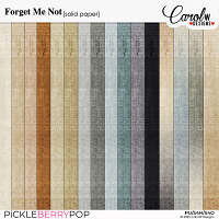Forget Me Not-Solid papers