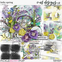 Hello Spring Bundle plus Quickpages & *BONUS* FREE Template 