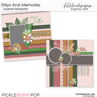 Strips And Memories Layered Templates