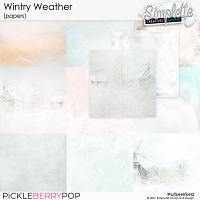 Wintry Weather (papers) by Simplette