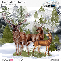 The clothed Forest (scenic elements) by Simplette