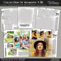 Collection Of Moments Templates vol.16 ~ August 