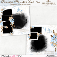 Beautiful Memories Templates Vol.116 by Indigo Design by Anna 