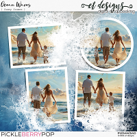 Ocean Waves Foamy Frames by et designs