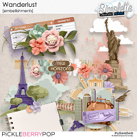 Wanderlust (embellishments) by Simplette