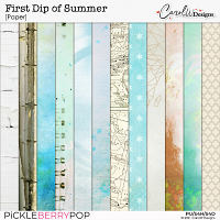 First Dip of Summer-Paper