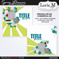 Spring Memories Sketch Templates