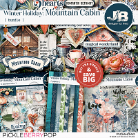 Winter Holiday: Mountain Cabin Bundle by JB Studio