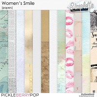 Women's Smile (papers) by Simplette