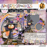 Spells & Sparkles POP•iN PAGE KiT by Fayette Designs