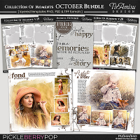 Collection Of Moments Templates ~ October Bundle 