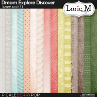 Dream Explore Discover Paper Pack 1