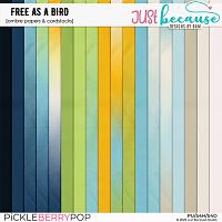 Free As A Bird Ombre Papers & Cardstocks by JB Studio