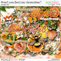 Won't you {bee} my clementine? Page Kit