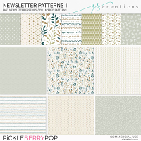 Newsletter Layered Patterns 1 (CU)