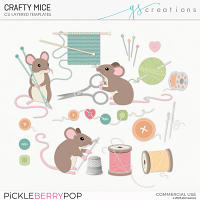 Crafty Mice Layered Templates (CU)