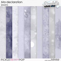 Ma Declaration (papers) by Simplette