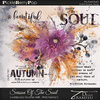 Season Of The Soul ~ watercolor brushes  and word art by Tiramisu design  