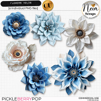 Flowers VOL56 - CU - by Neia Scraps