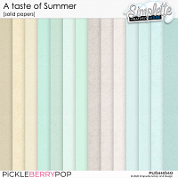 A Taste of Summer (solid papers)