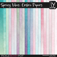 Spring Vibes Ombre Papers