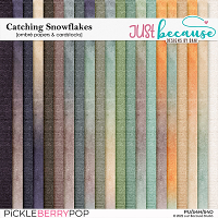 Catching Snowflakes Ombré Papers & Cardstocks by JB Studio