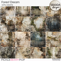Forest Dream [artsy papers] by Sekada Designs  
