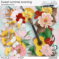 Sweet Summer Evening (embellishments) by Simplette