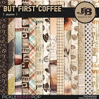 But First Coffee Papers by JB Studio